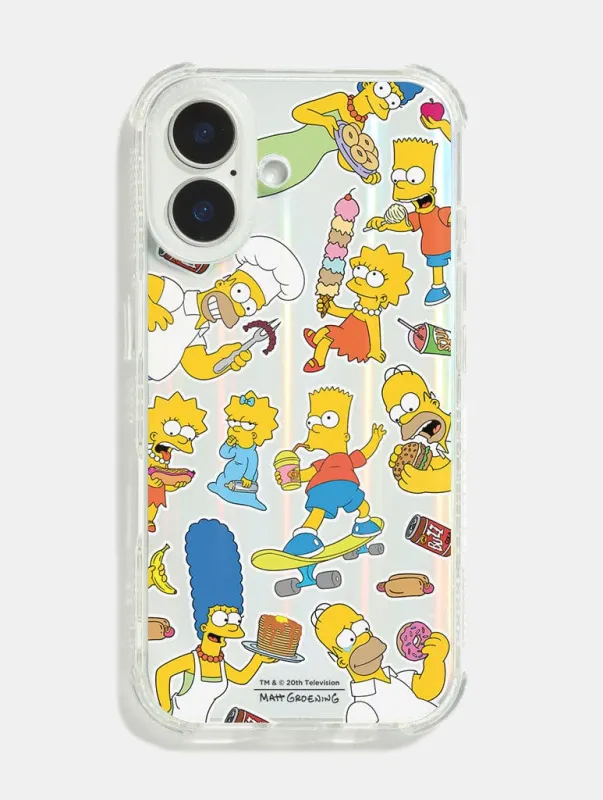The Simpsons Foodie Shock iPhone Case sold by Skinnydip London