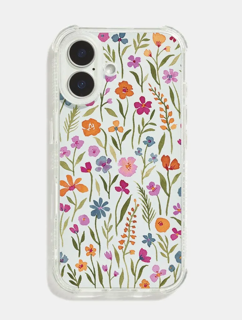 Anna Lau x Skinnydip Whimsical Wildflowers Shock iPhone Case sold by Skinnydip London