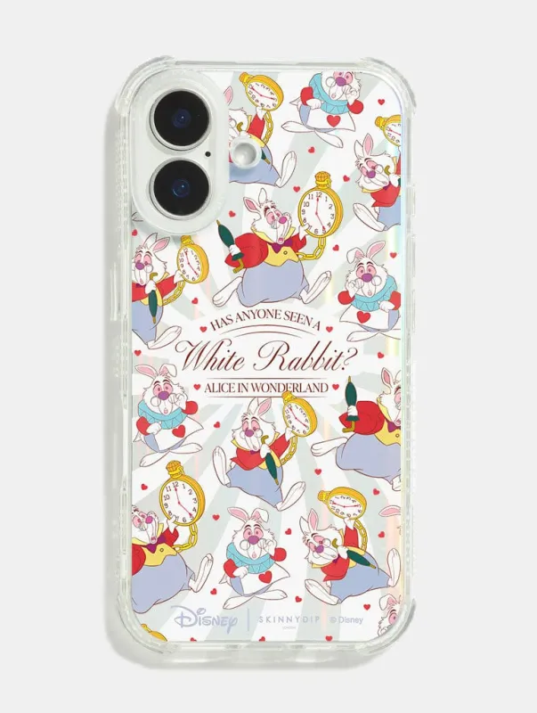 Disney White Rabbit Shock iPhone Case sold by Skinnydip London