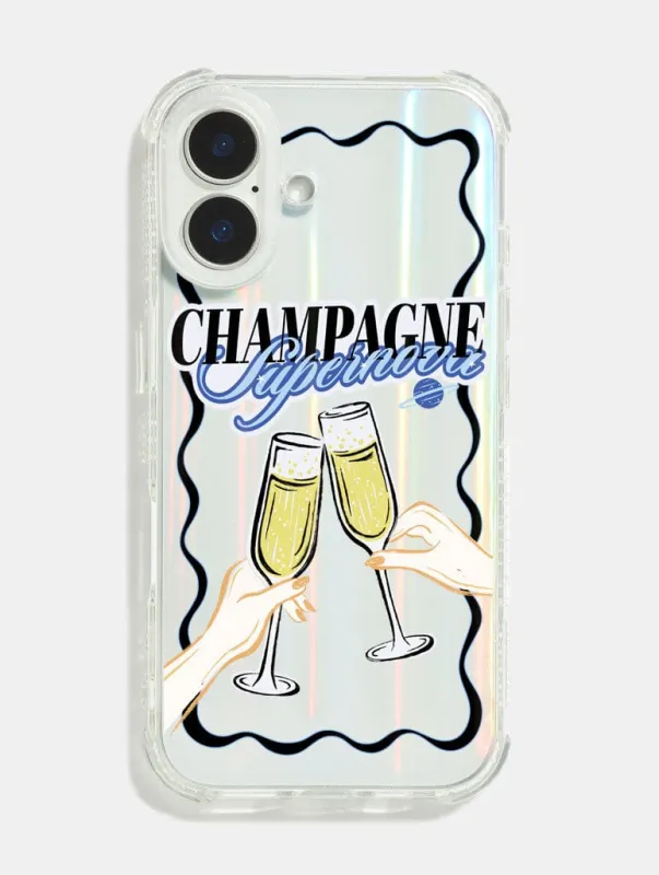 Champagne Supernova Drink Shock iPhone Case sold by Skinnydip London