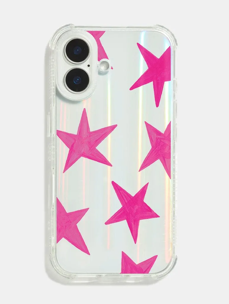 Maia Faddoul x Skinnydip Pink Stars Shock iPhone Case sold by Skinnydip London