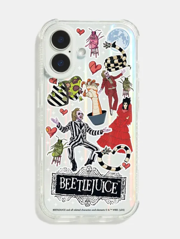 Beetlejuice x Skinnydip Sticker Shock iPhone Case sold by Skinnydip London