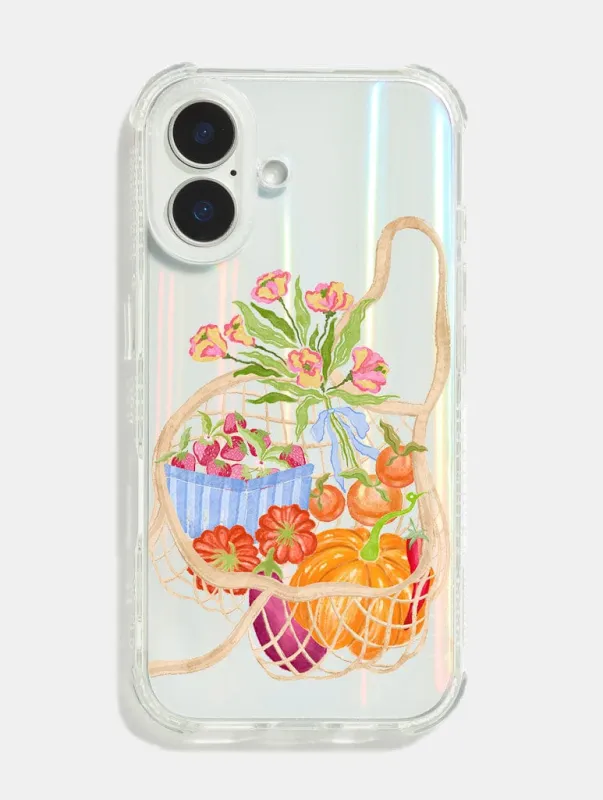 Farmers Market Basket Shock iPhone Case sold by Skinnydip London