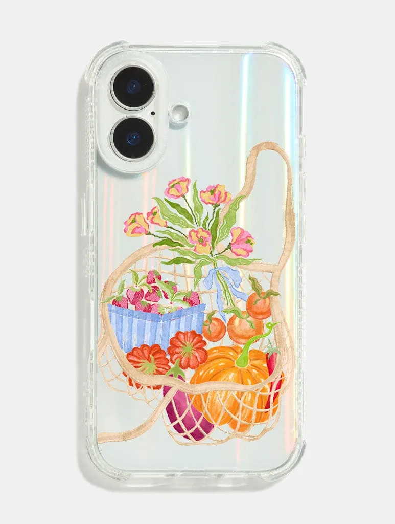 Farmers Market Basket Shock iPhone Case sold by Skinnydip London