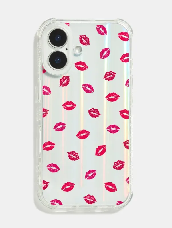 Ditsy Kisses Shock iPhone Case sold by Skinnydip London