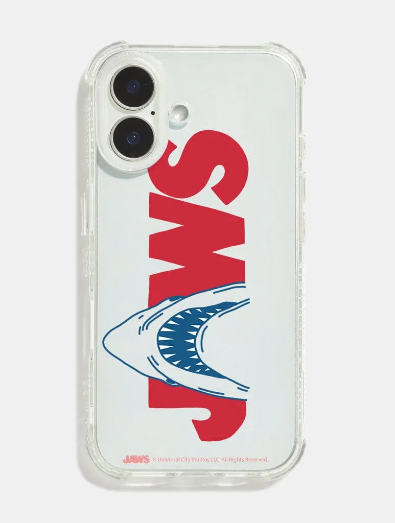 Jaws x Skinnydip Title Shock iPhone Case sold by Skinnydip London