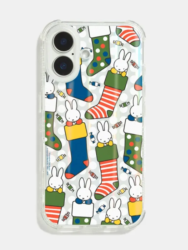 Miffy x Skinnydip Stocking Shock iPhone Case sold by Skinnydip London