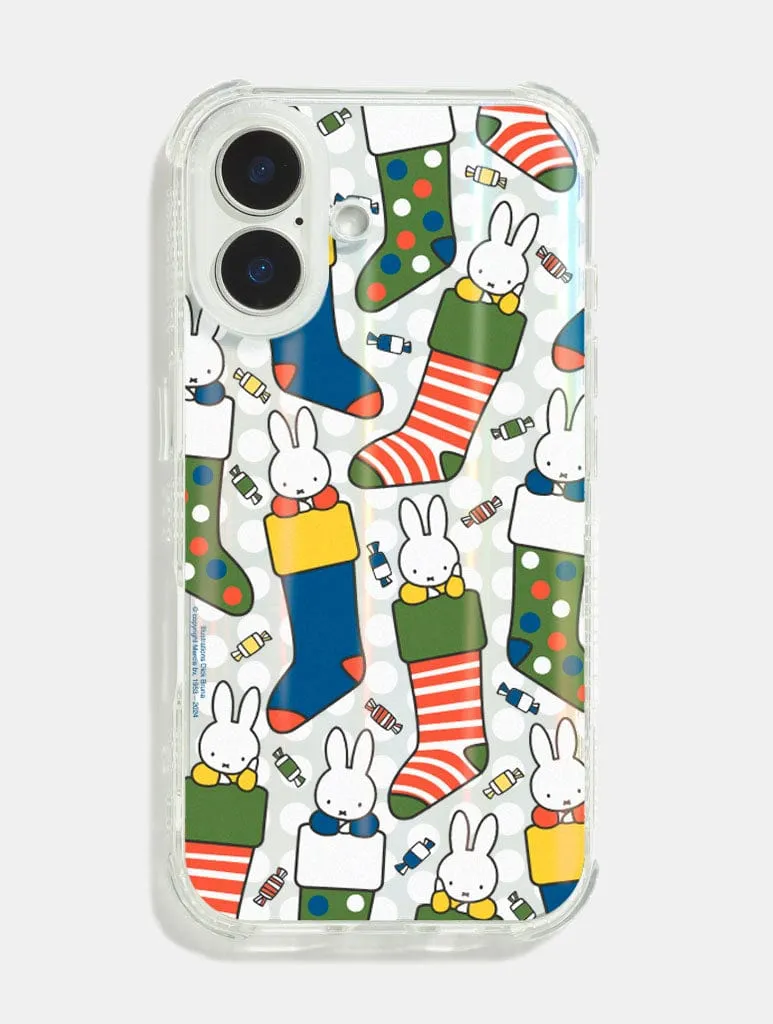 Miffy x Skinnydip Stocking Shock iPhone Case sold by Skinnydip London
