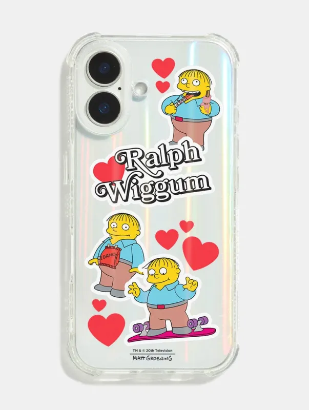 The Simpsons Ralph Sticker Shock iPhone Case sold by Skinnydip London