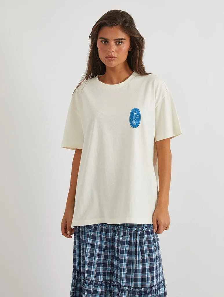 Disney Donald Duck Over It T-Shirt In White sold by Skinnydip London product image thumbnail 2