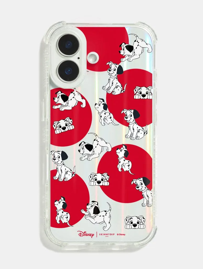 Disney 101 Dalmatians Red Polka Dot Shock iPhone Case sold by Skinnydip London