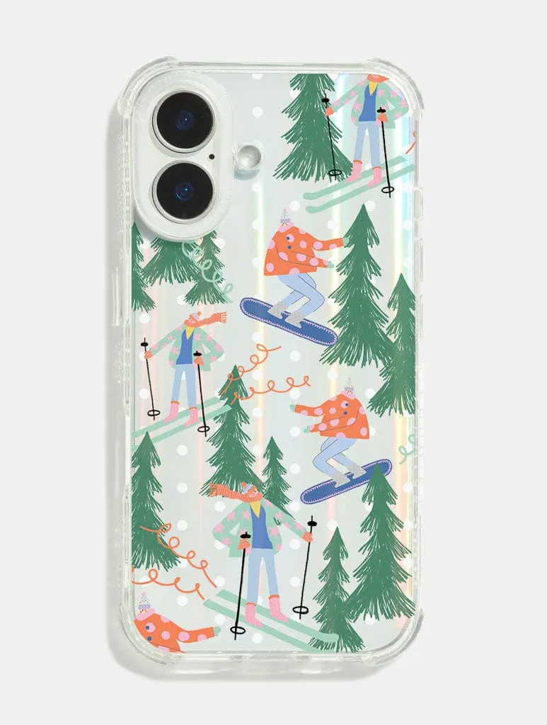 Ski Slopes Shock iPhone Case sold by Skinnydip London