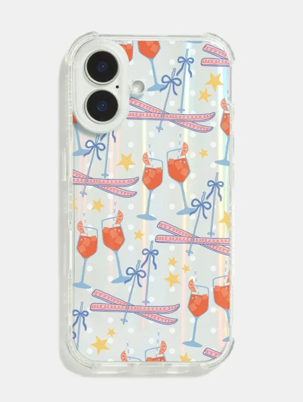 Aperol & Skis Shock iPhone Case sold by Skinnydip London