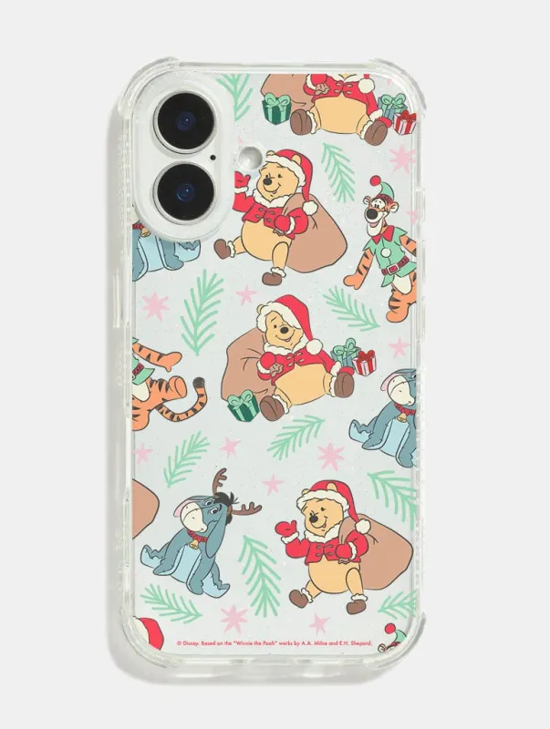 Disney Winnie The Pooh Star Pattern Shock iPhone Case sold by Skinnydip London