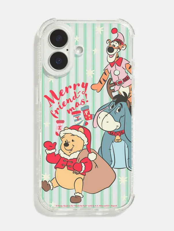 Disney Winnie The Pooh Merry Friendmas Shock iPhone Case sold by Skinnydip London