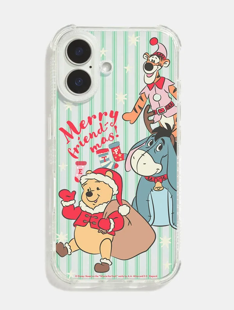 Disney Winnie The Pooh Merry Friendmas Shock iPhone Case sold by Skinnydip London