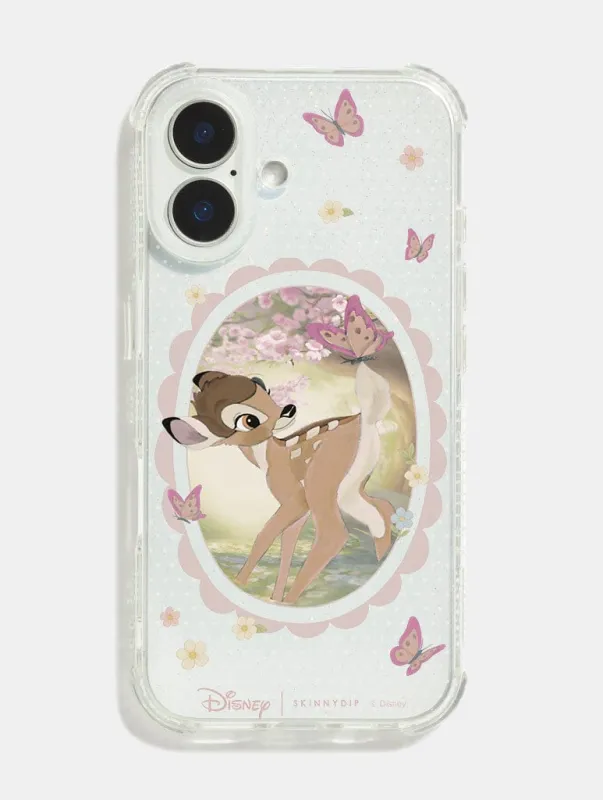 Disney Bambi Butterfly Frame Shock iPhone Case sold by Skinnydip London
