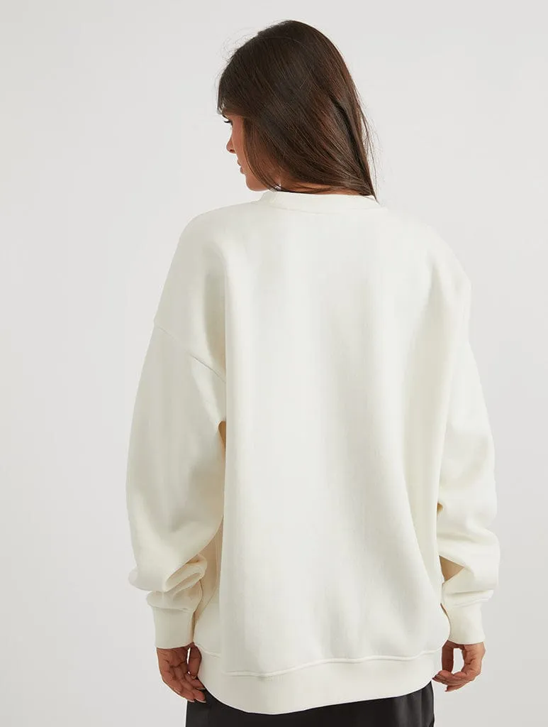 Disney The Muppets Christmas Carol VIntage Character Sweatshirt In White sold by Skinnydip London product image thumbnail 2