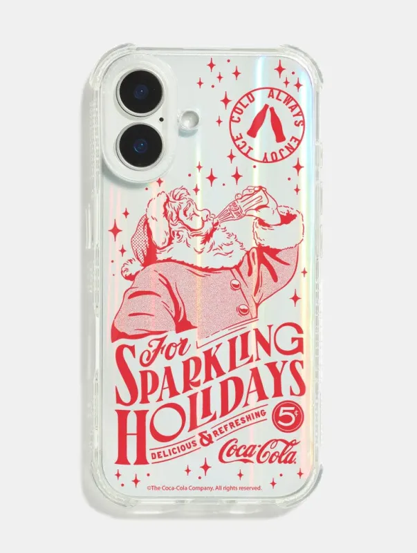 Coca Cola For Sparkling Holidays Shock iPhone Case sold by Skinnydip London