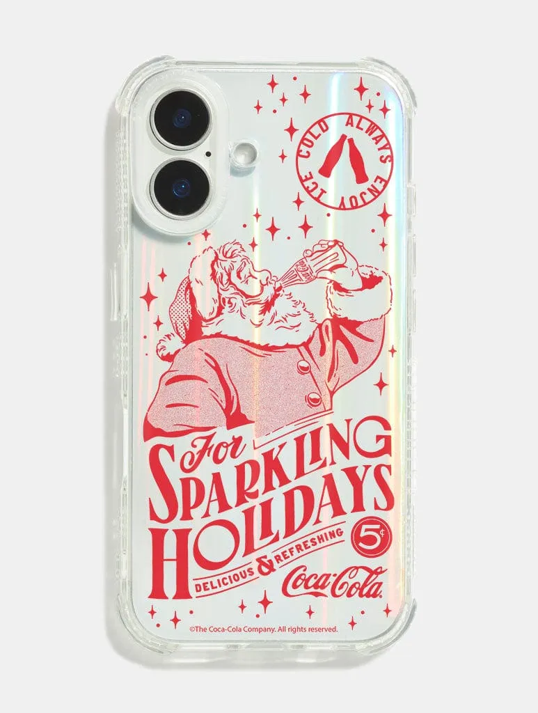 Coca Cola For Sparkling Holidays Shock iPhone Case sold by Skinnydip London
