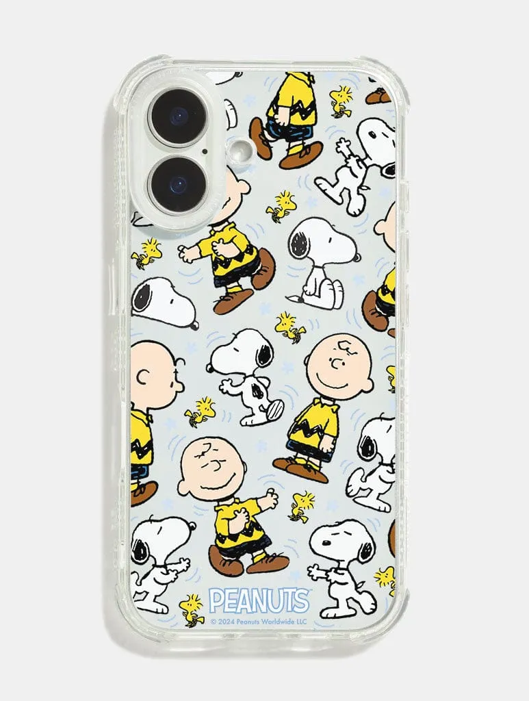 Peanuts x Skinnydip Charlie Brown & Snoopy Repeat Shock iPhone Case sold by Skinnydip London