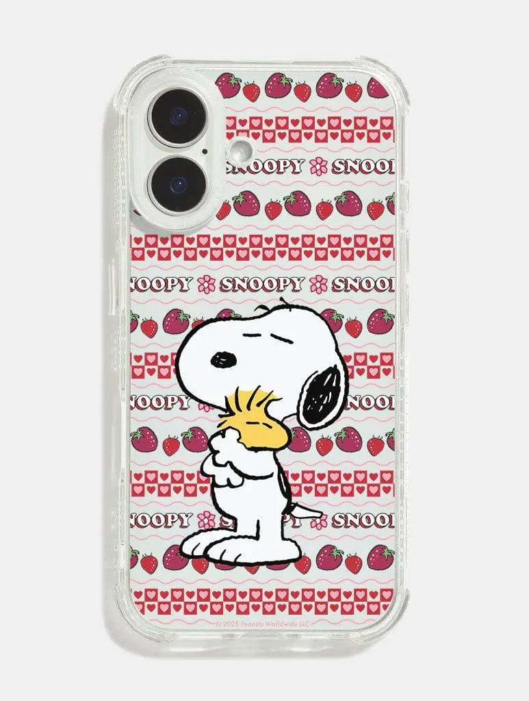 Peanuts x Skinnydip Snoopy Love Pattern Shock iPhone Case sold by Skinnydip London