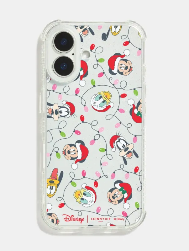 Disney Christmas Fairy Lights Shock iPhone Case sold by Skinnydip London