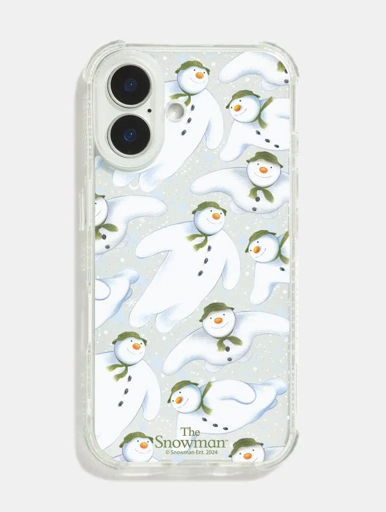 The Snowman Flying Shock iPhone Case sold by Skinnydip London