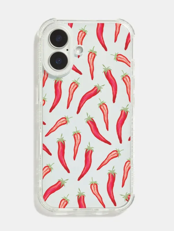 Painted Chillies Shock iPhone Case sold by Skinnydip London