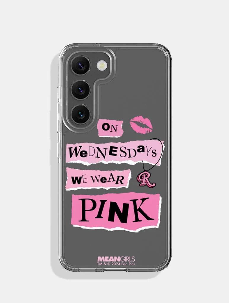 Mean Girls x Skinnydip On Wednesdays We Wear Pink Android Case sold by Skinnydip London