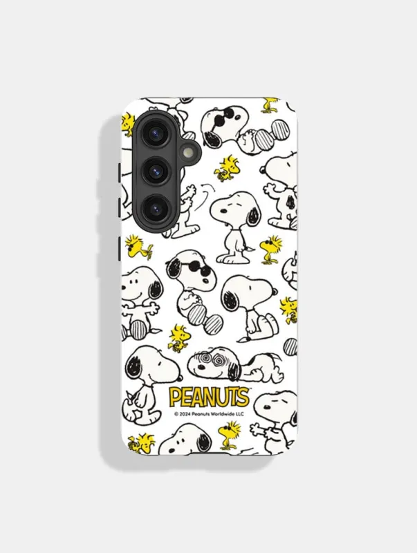 Peanuts x Skinnydip Snoopy Repeat Ultra Protective Android Case sold by Skinnydip London
