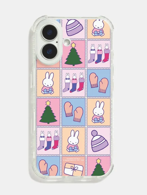 Miffy x Skinnydip Christmas Stamps Shock iPhone Case sold by Skinnydip London