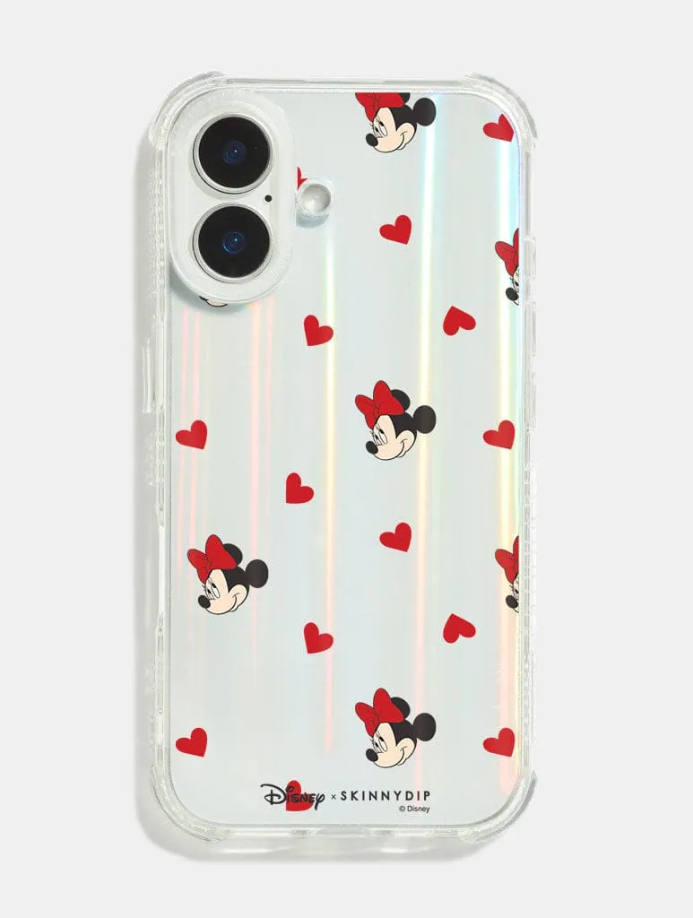 Disney Minnie Heart Shock iPhone Case sold by Skinnydip London
