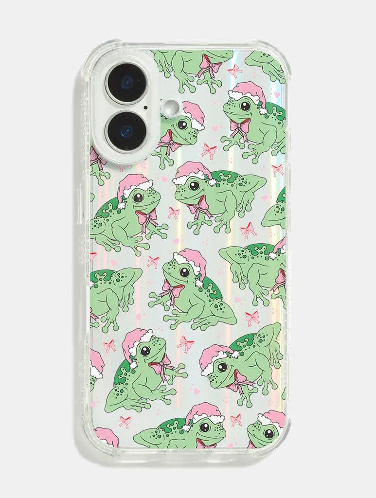 Festive Frog Shock iPhone Case sold by Skinnydip London