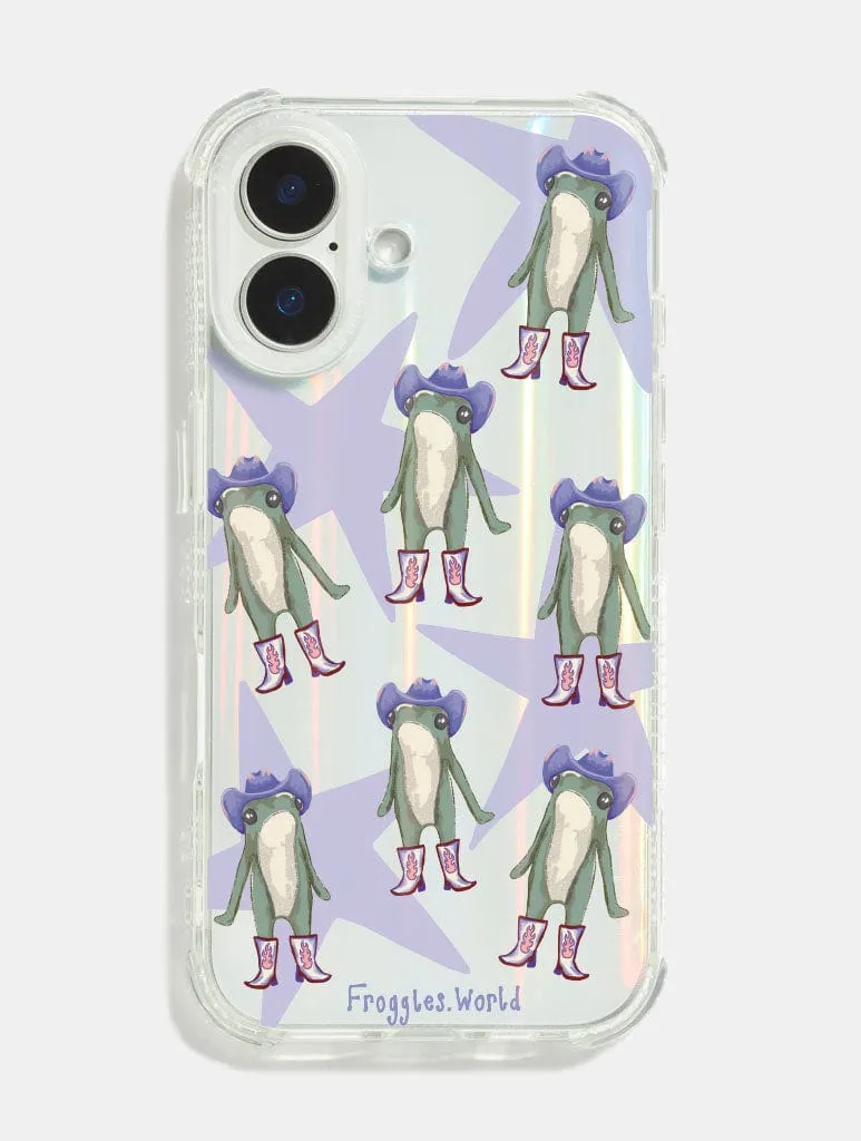 Froggles World x Skinnydip Cowgirl Frog Shock iPhone Case sold by Skinnydip London