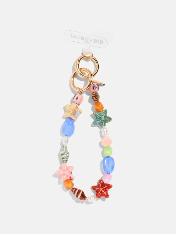 Starfish Beaded Charm Strap sold by Skinnydip London