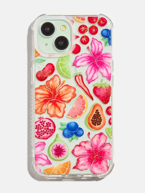 Exotic Flower Shock iPhone Case sold by Skinnydip London