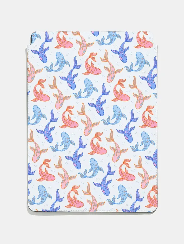 Colourful Koi Tablet Sleeve sold by Skinnydip London