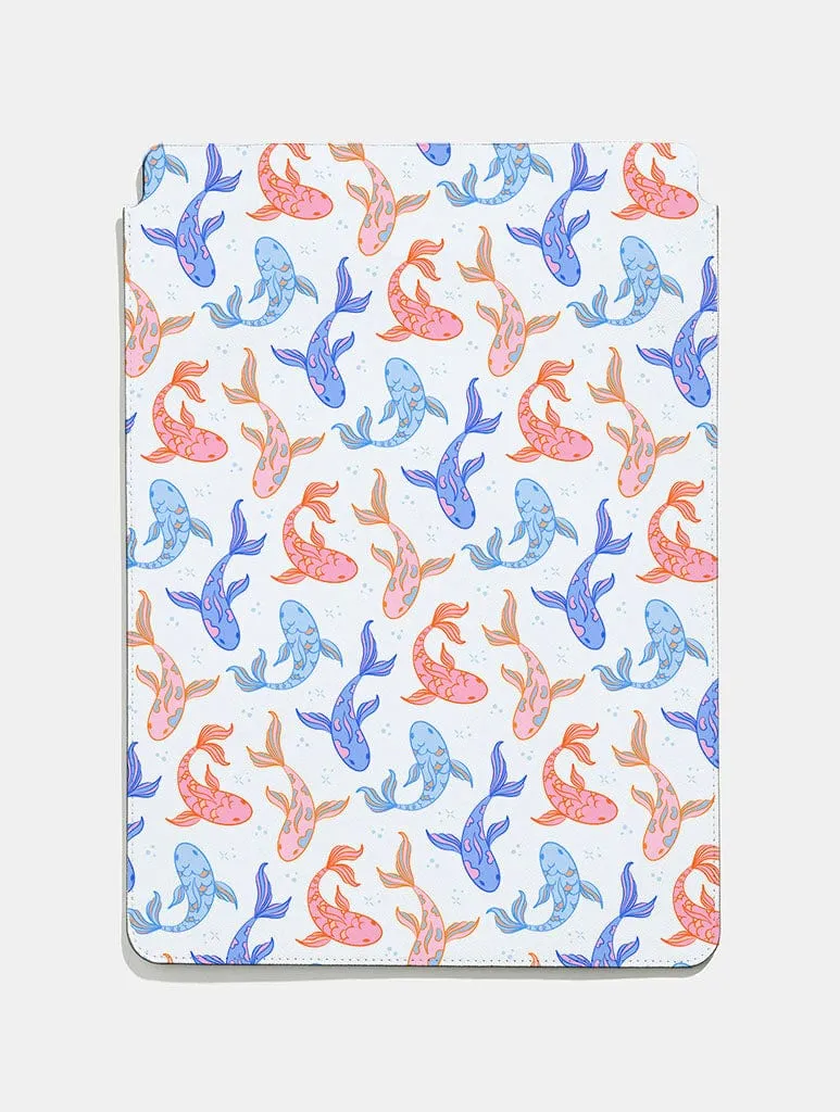 Colourful Koi Tablet Sleeve sold by Skinnydip London