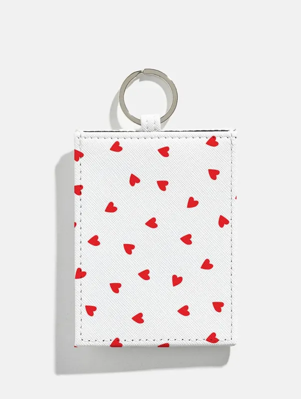 Ditsy Heart Card Holder sold by Skinnydip London