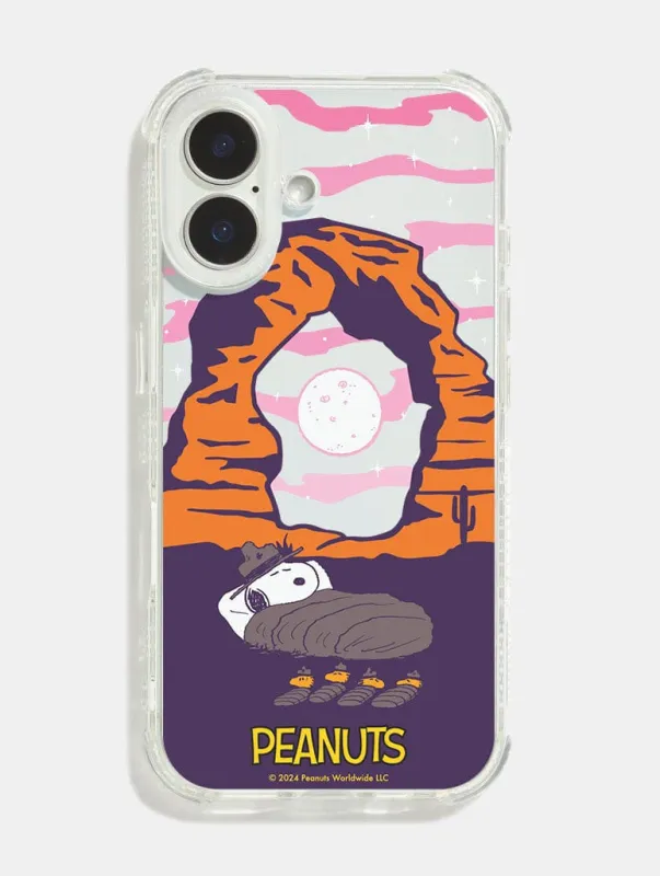 Peanuts x Skinnydip Snoopy Camping Shock iPhone Case sold by Skinnydip London