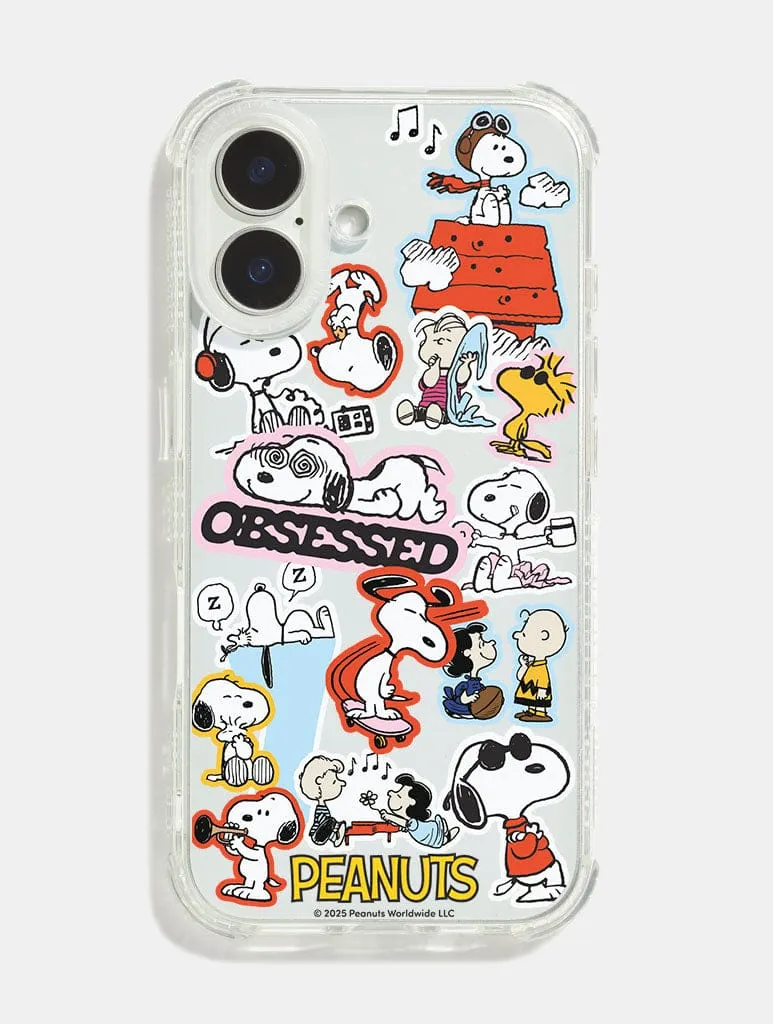 Peanuts x Skinnydip Snoopy Sticker Shock iPhone Case sold by Skinnydip London