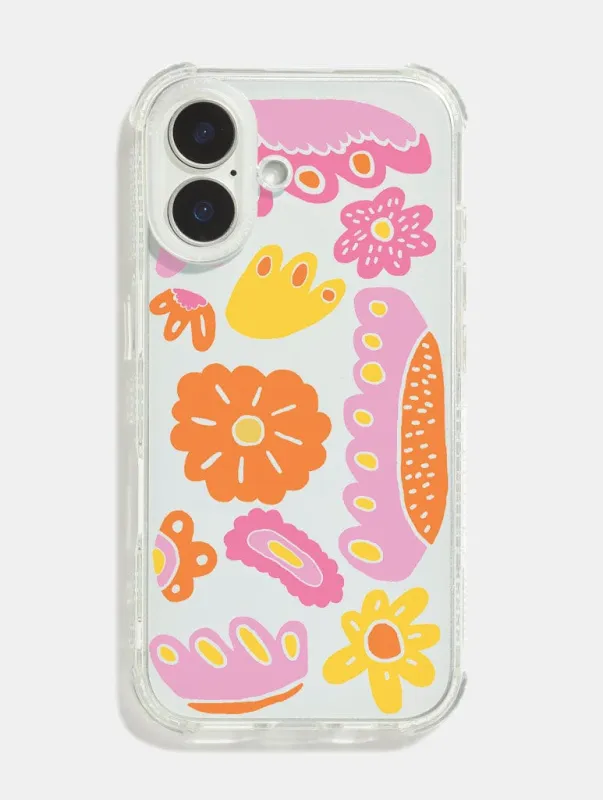 Aredee Pericleous x Skinnydip Flowers Shock iPhone Case sold by Skinnydip London