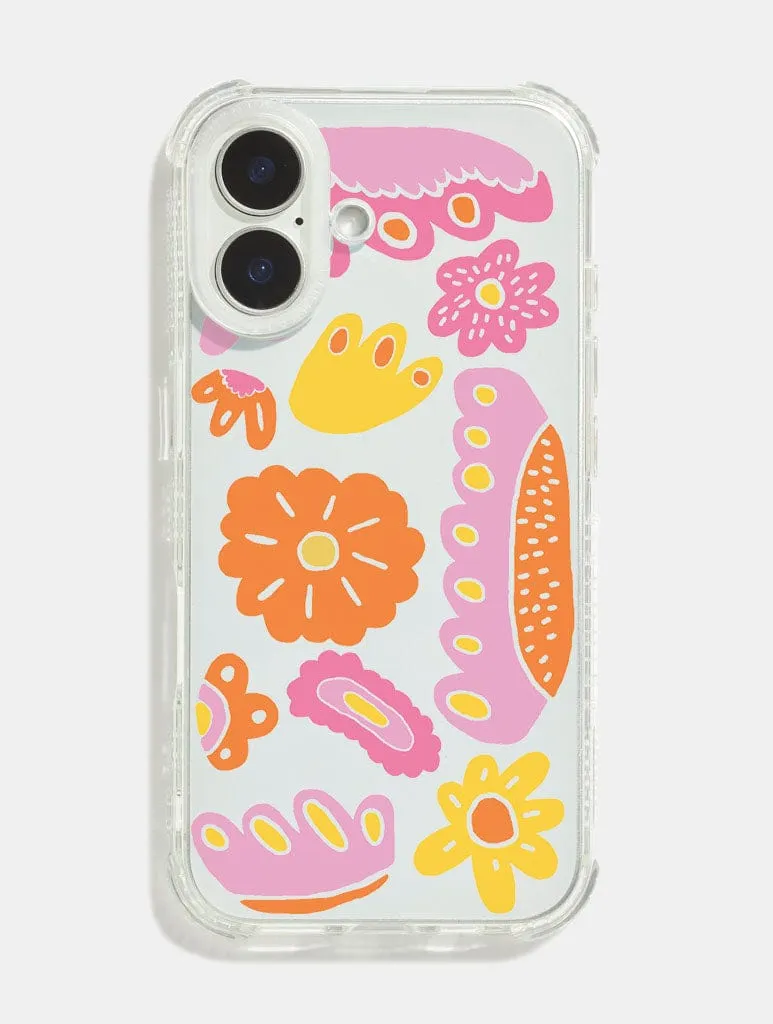 Aredee Pericleous x Skinnydip Flowers Shock iPhone Case sold by Skinnydip London