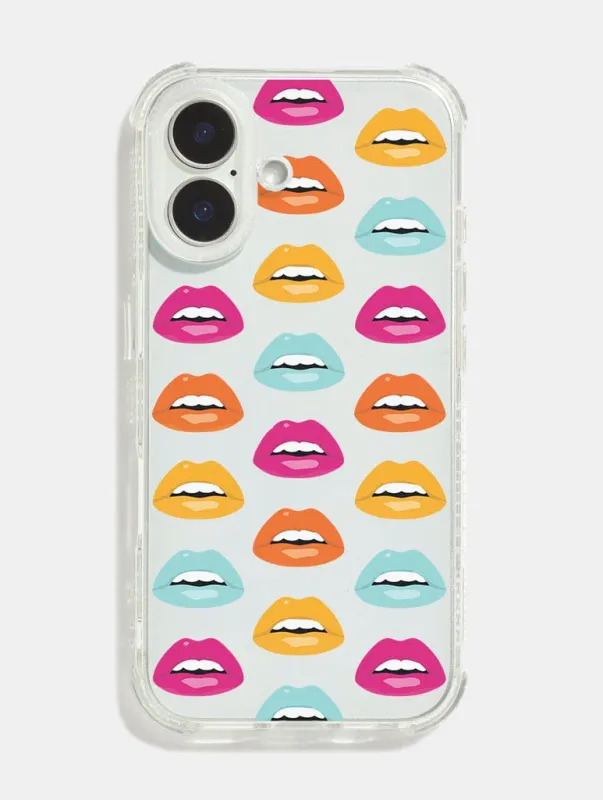 Jael Makelemi x Skinnydip Lips Shock iPhone Case made by Skinnydip London