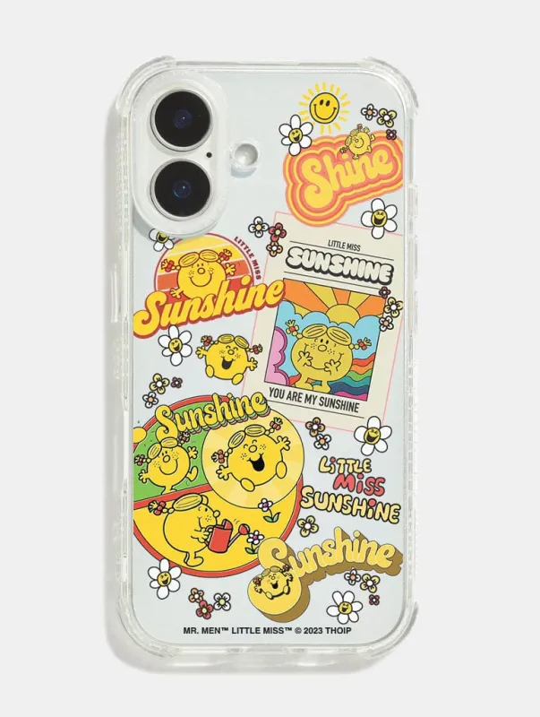 Mr Men and Little Miss x Skinnydip Little Miss Sunshine Sticker Shock iPhone Case sold by Skinnydip London