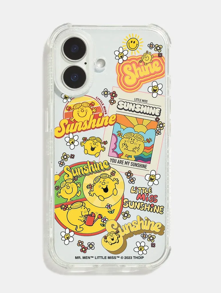 Mr Men and Little Miss x Skinnydip Little Miss Sunshine Sticker Shock iPhone Case sold by Skinnydip London
