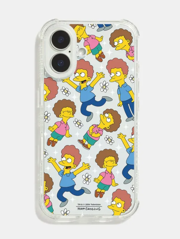 The Simpsons Rod & Todd Shock iPhone Case sold by Skinnydip London