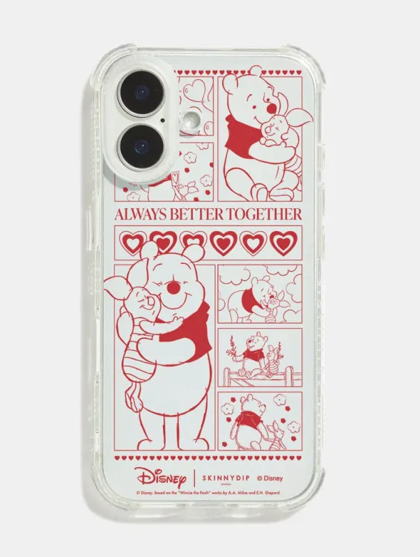 Disney Winnie The Pooh Always Better Together Shock iPhone Case sold by Skinnydip London