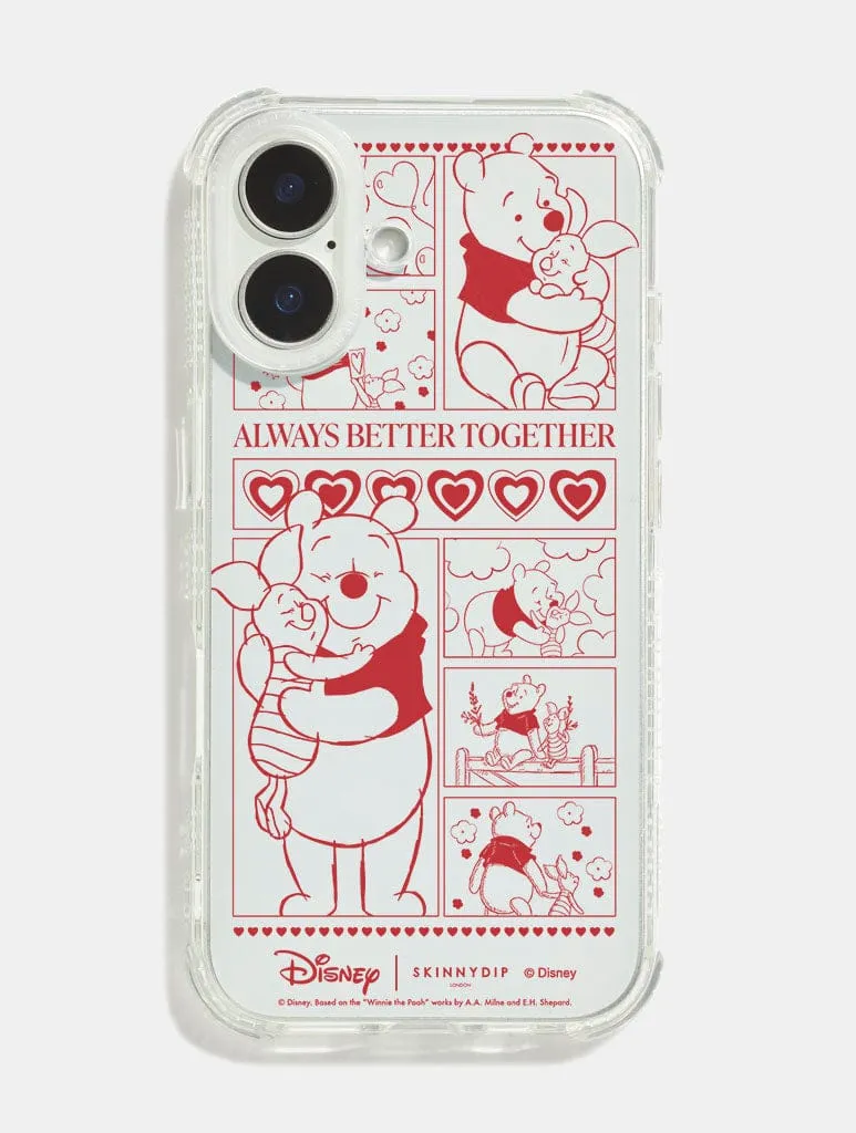 Disney Winnie The Pooh Always Better Together Shock iPhone Case sold by Skinnydip London